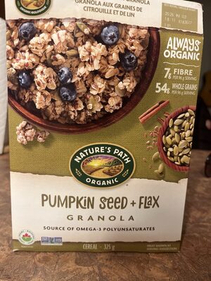 Pumpkin Seed + Flax Granola, Pumpkin Seed + Flax
