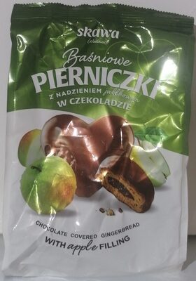 Apple Filling Chocolate Covered Gingerbread, Apple