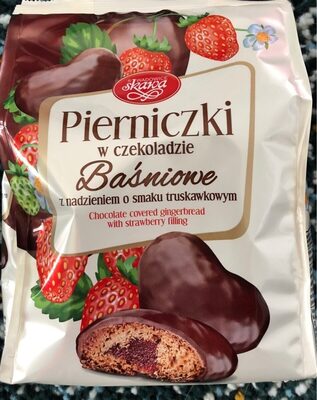Strawberry Filling Chocolate Covered Gingerbread, Strawberry