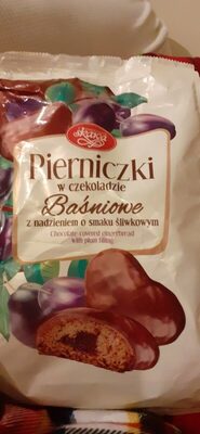 Plum Filling Chocolate Covered Gingerbread, Plum