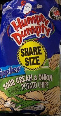 Sour Cream & Onion Flavored Potato Chips, Sour Cream & Onion