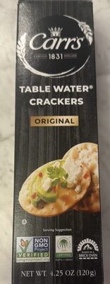 Carr's Crackers Table Water Original 4.25oz