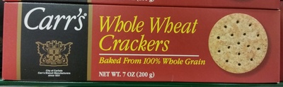 Carr's Crackers Whole Wheat 7oz