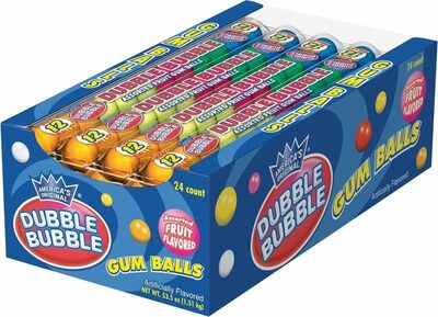 Dubble Bubble, Assorted Fruit Gum Balls