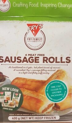4 Meat Free Sausage Rolls, 4 Meat