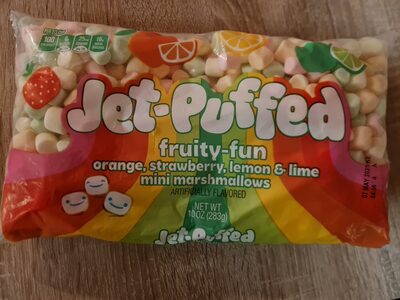 Orange, Strawberry, Lemon & Lime Miniature Marshmallows, Orange, Strawberry, Lemon & Lime