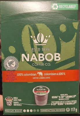 Medium Roast 100% Colombian Arabica Coffee K-Cup Pods, 100% Colombian