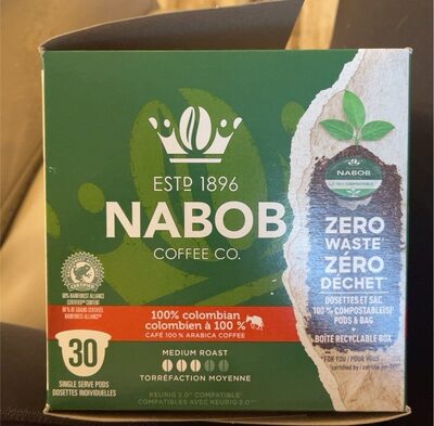 Medium Roast 100% Colombian 100% Arabica Coffee Pods, 100% Colombian