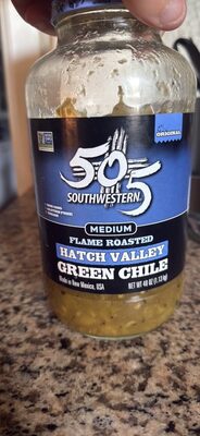 Medium Flame Roasted Green Chile, Medium