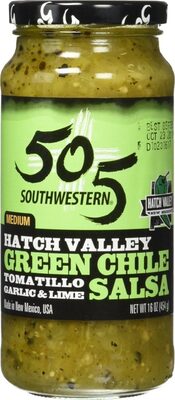 Tomatillo, Garlic & Lime Green Chile Salsa, Medium