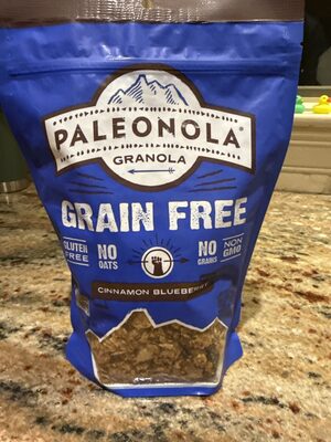 Grain Free Cinnamon Blueberry Granola, Cinnamon; Blueberry
