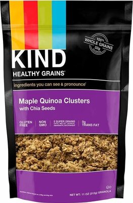 Maple Quinoa With Chia Seeds Healthy Grains Granola, Maple Quinoa With Chia Seeds