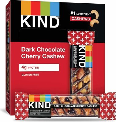 Dark Chocolate Cherry Cashew Bars, Dark Chocolate Cherry Cashew