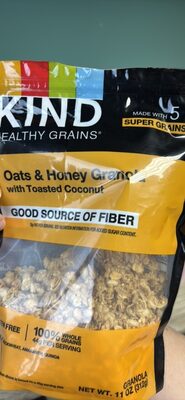 Oats & Honey With Toasted Coconut Healthy Grains Granola, Oats & Honey With Toasted Coconut