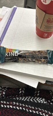 Dark Chocolate Nuts & Sea Salt Nuts & Spices Bar, Dark Chocolate Nuts & Sea Salt