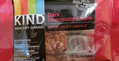Dark Chocolate Chunk Healthy Grains Granola Bar, Dark Chocolate Chunk