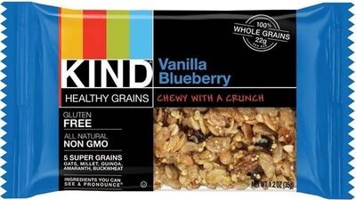 Vanilla Blueberry Healthy Grains Granola Bar, Vanilla Blueberry