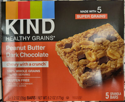 Healthy Grains Chewy With A Crunchy, Peanut Butter Dark Chocolate