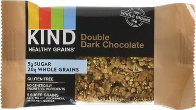 Double Dark Chocolate Healthy Grains Granola Bars, Double Dark Chocolate