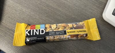 Honey Roasted Nuts & Sea Salt Nuts & Spices Bar, Honey Roasted Nuts & Sea Salt