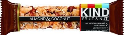 Fruit & Nut Bar, Dark Chocolate Almond & Coconut