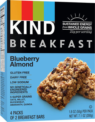 Blueberry Almond Breakfast Bars, Blueberry Almond