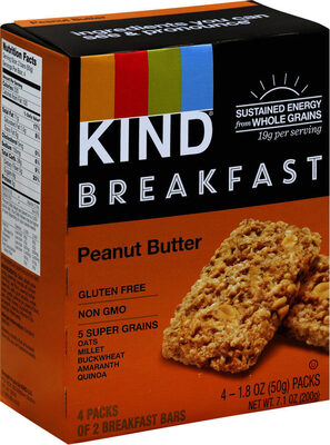 Peanut Butter Breakfast Bars, Peanut Butter