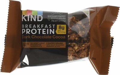 Dark Chocolate Cocoa Breakfast Protein Bars, Dark Chocolate Cocoa
