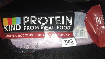 Protein Bar, White Chocolate Cinnamon Almond