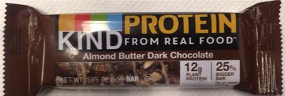 Almond Butter Dark Chocolate Protein Bar, Almond Butter Dark Chocolate