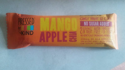 Mango Apple Chia Fruit Bar, Mango Apple Chia