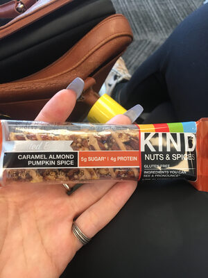 Nuts & Spices Bar, Caramel Almond Pumpkin Spice