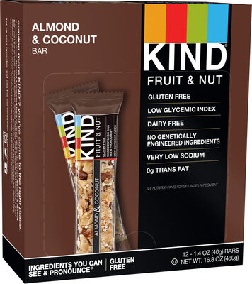 Almond & Coconut Bars, Almond & Coconut