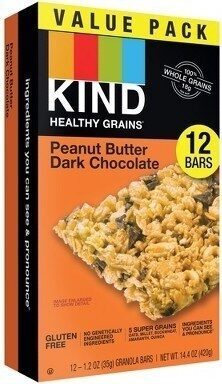 Peanut Butter Dark Chocolate Healthy Grains Granola Bars, Peanut Butter Dark Chocolate