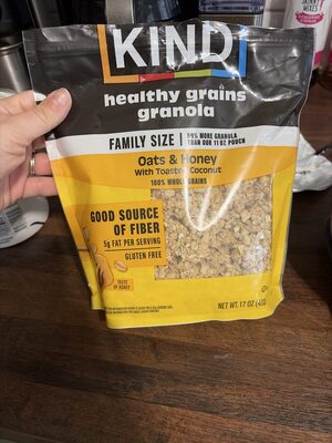 Oats & Honey With Toasted Coconut Healthy Grains Granola, Oats & Honey With Toasted Coconut