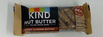 Honey Almond Butter Nut Butter Filled Snack Bars, Honey Almond Butter