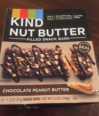 Chocolate Peanut Butter Filled Snack Bars, Chocolate Peanut Butter