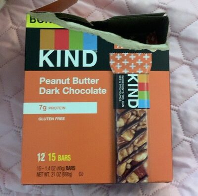 Peanut Butter Dark Chocolate Bars, Peanut Butter; Dark Chocolate