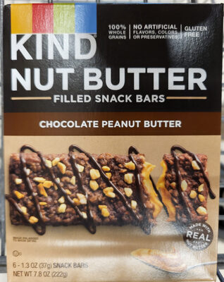 Chocolate Peanut Butter Filled Snack Bars, Chocolate Peanut Butter