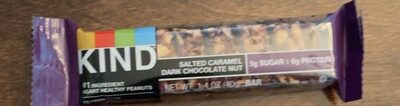 Salted Caramel Dark Chocolate Bar Nut , Salted Caramel; Dark Chocolate