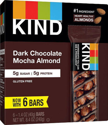 Dark Chocolate Mocha Almond Bars, Dark Chocolate Mocha Almond