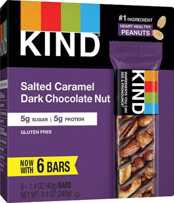 Salted Caramel Dark Chocolate Nut Bars, Salted Caramel Dark Chocolate Nut
