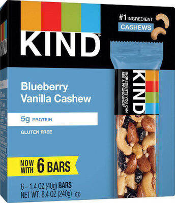 Blueberry Vanilla Cashew Bars, Blueberry Vanilla Cashew