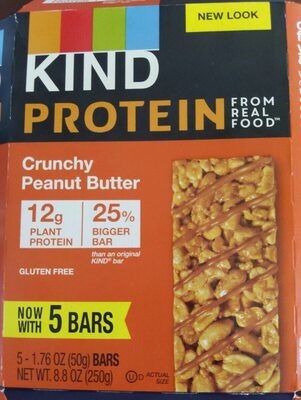 Crunchy Peanut Butter Protein Bars, Crunchy Peanut Butter