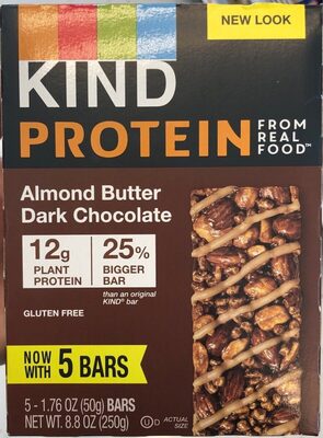 Almond Butter Dark Chocolate Protein Bars, Almond Butter Dark Chocolate
