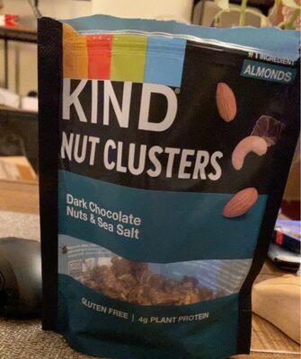 Dark Chocolate Nuts & Sea Salt Nut Clusters, Dark Chocolate; Sea Salt