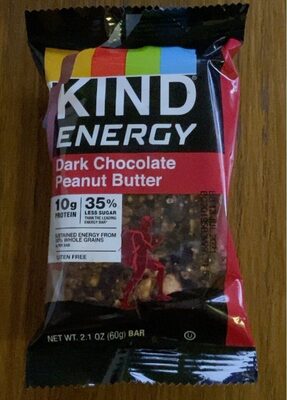Dark Chocolate Peanut Butter Bar, Dark Chocolate; Peanut Butter
