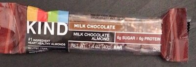 Milk Chocolate Almond Bar, Milk Chocolate; Almond
