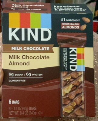 Milk Chocolate Almond Bars, Milk Chocolate