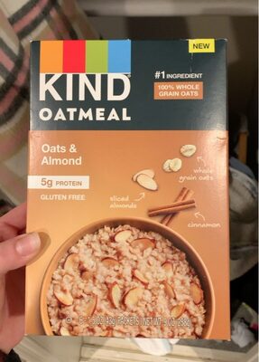 Oats & Almond Oatmeal, Oats; Almond